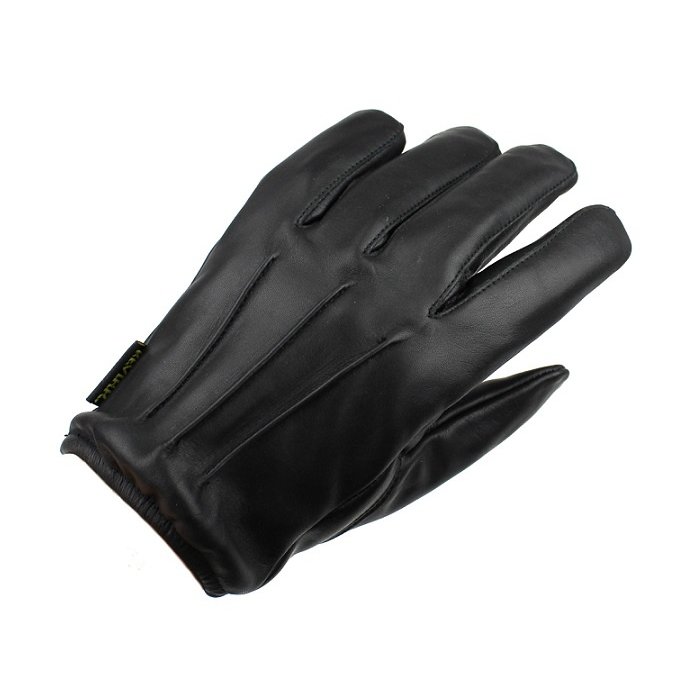 Swift Klassisches Kevlar gefüttert Autofahrer handschuhe Schwarz Leder