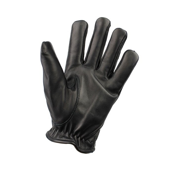 Swift Klassisches Fleece gefüttert Autofahrer handschuhe Schwarz Leder