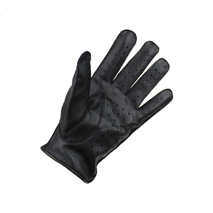 Swift racing leather gloves black