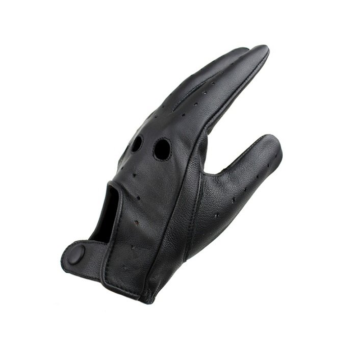 Swift driver leather gloves black