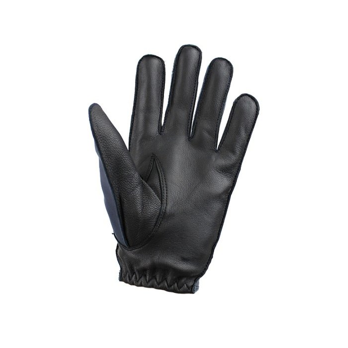 Swift driver leren autohandschoenen zwart-blauw