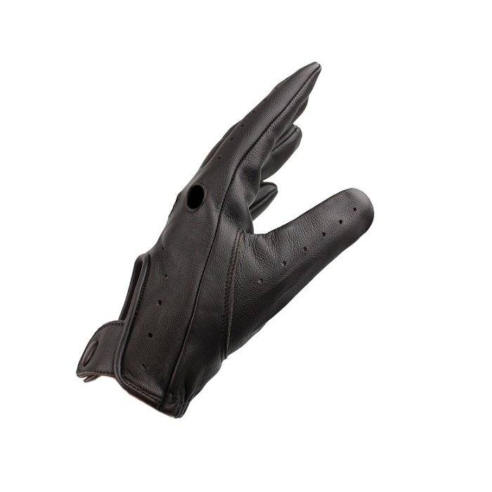 Swift driver leather gloves dark brown