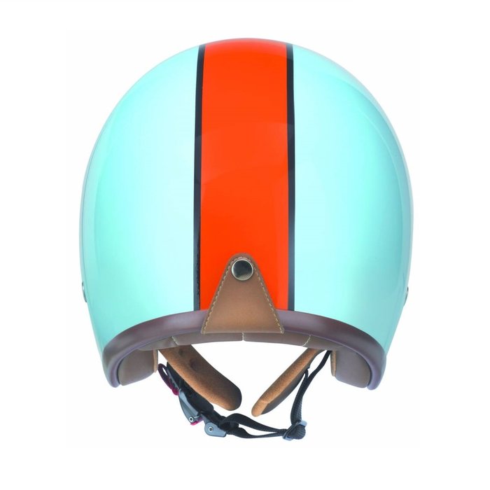 Redbike RB-764 retro open face helmet blue-orange | size XXL