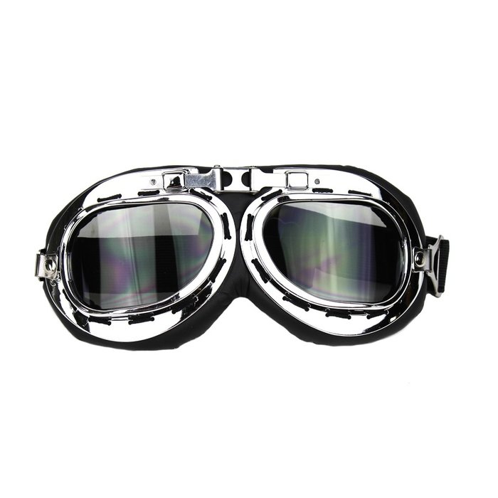 CRG Chrom-Motorradbrille