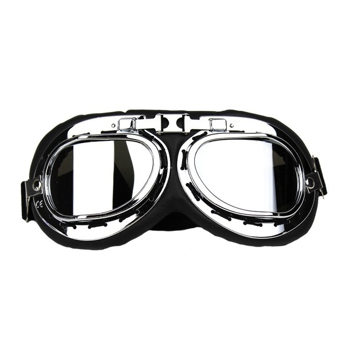 CRG chrome motor goggles