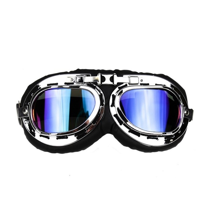 CRG chrome motor goggles