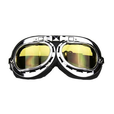 CRG Chrom-Motorradbrille