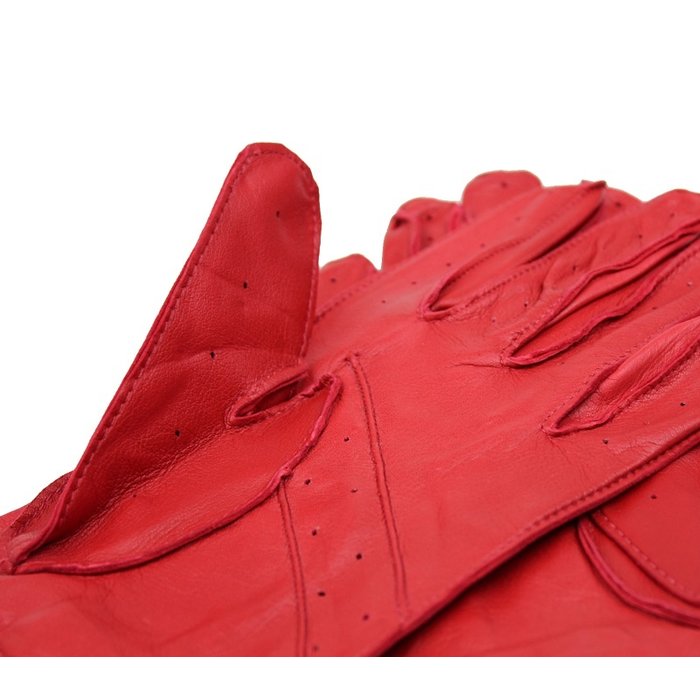 Laimböck mackay rood leren autohandschoenen