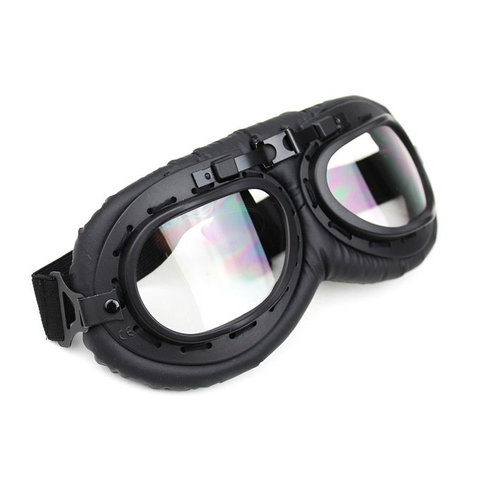 CRG schwarze Motorradbrille