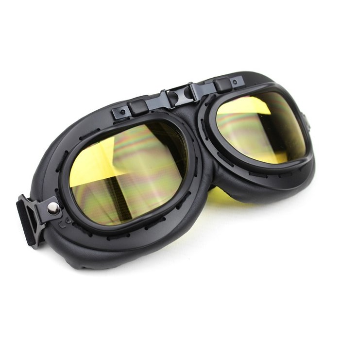 CRG schwarze Motorradbrille