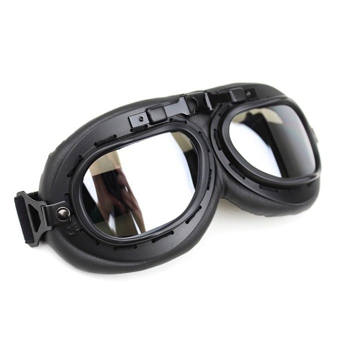 CRG schwarze Motorradbrille