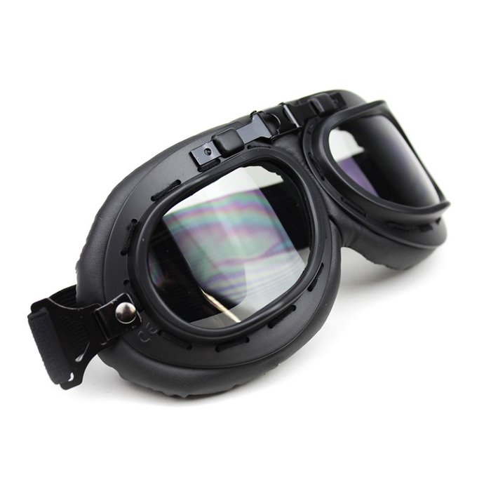 CRG schwarze Motorradbrille