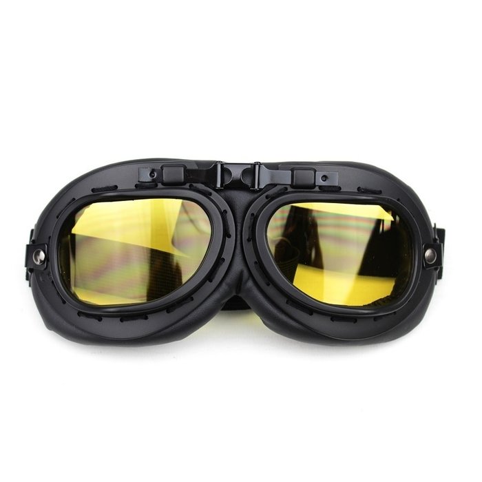CRG schwarze Motorradbrille