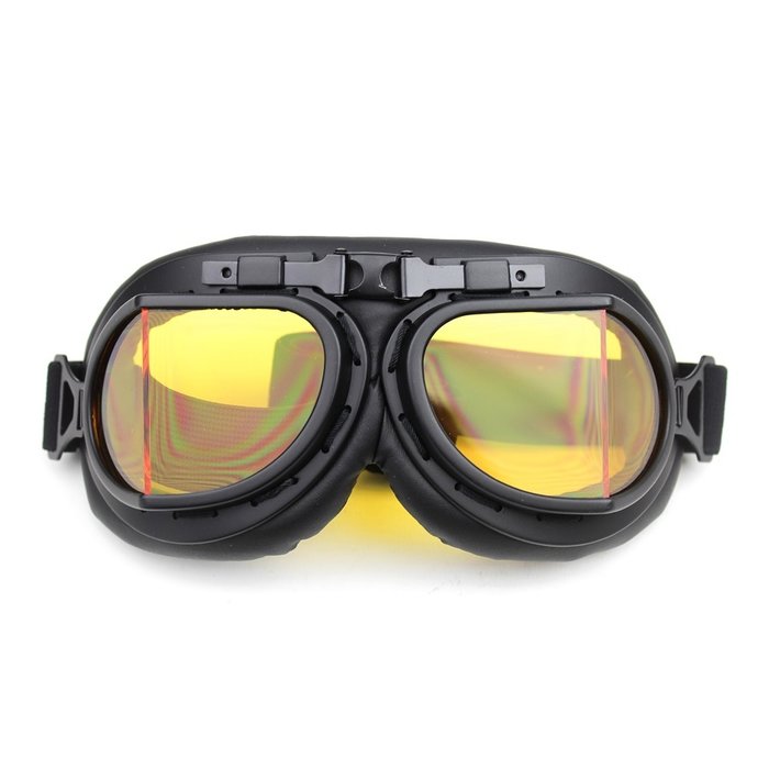 CRG black pilot goggles