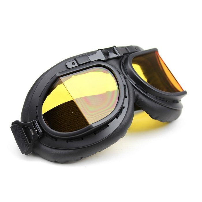 CRG black pilot goggles