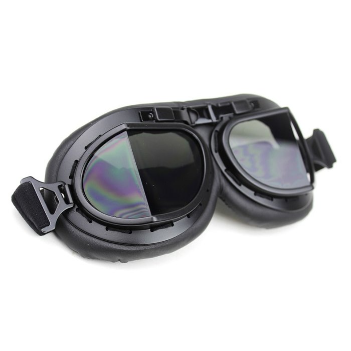 CRG schwarze Pilotenbrille