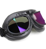 CRG black pilot goggles