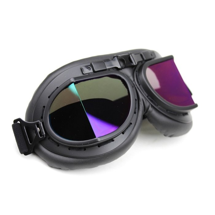 CRG black pilot goggles