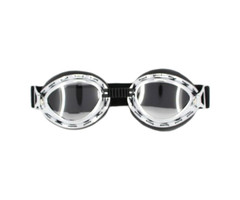 CRG chrome steampunk motor goggles