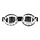 chrome steampunk motor goggles