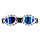 chrome steampunk motor goggles