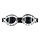 chrome steampunk motor goggles