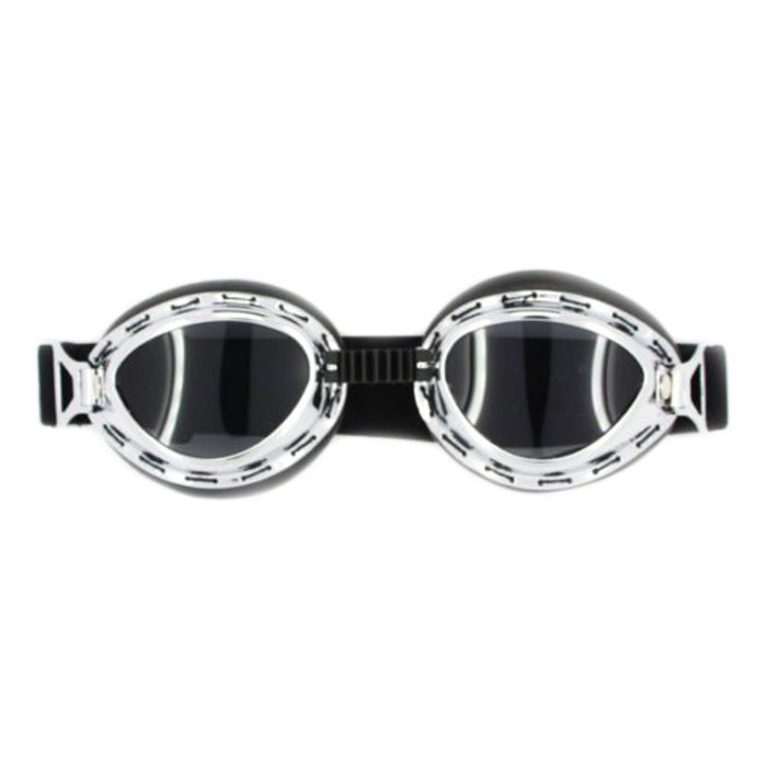 CRG chrome steampunk motor goggles