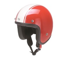 Redbike RB-757 Bologna Jethelm rot-weiß | Größe XXL