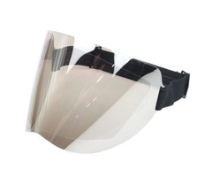Shield visor chrome