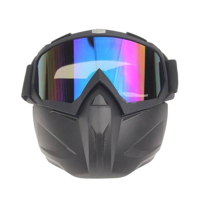 Dunkle Maske | Motorradmaske