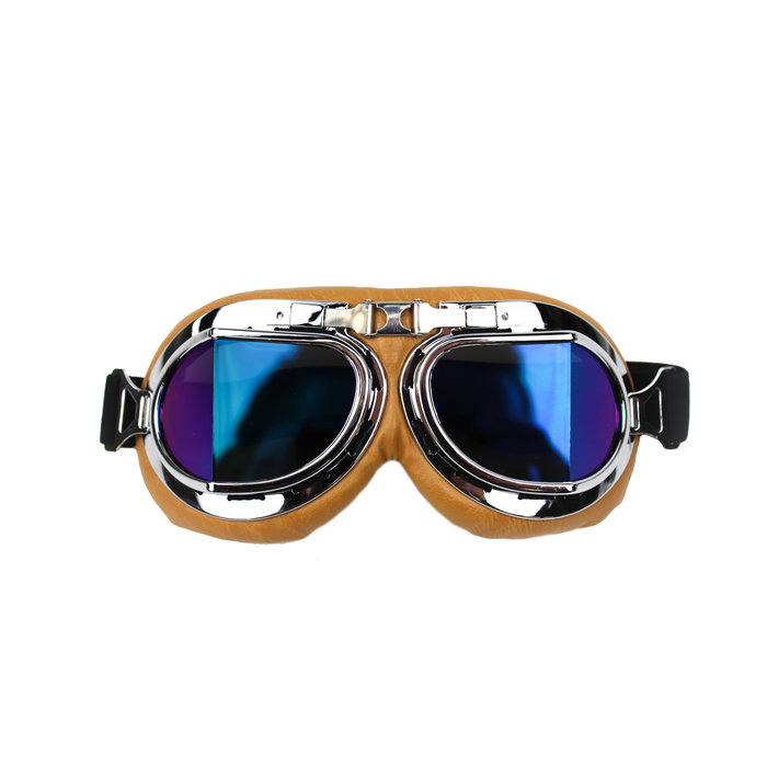 CRG cremefarbene Fliegerbrille