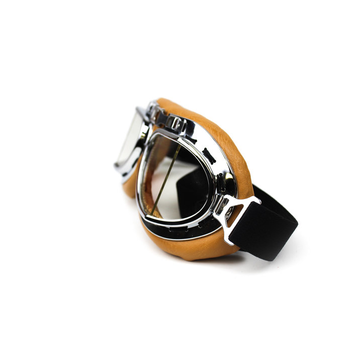 CRG cremefarbene Fliegerbrille