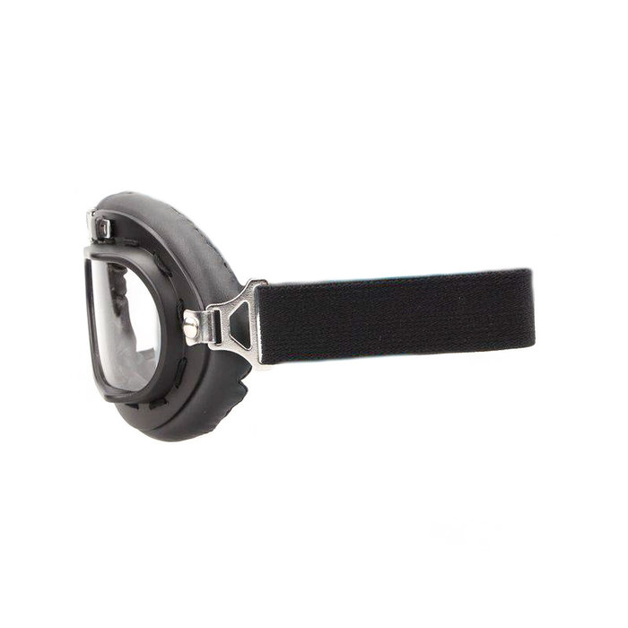 CRG Schwarz-Chrom Motorradbrille