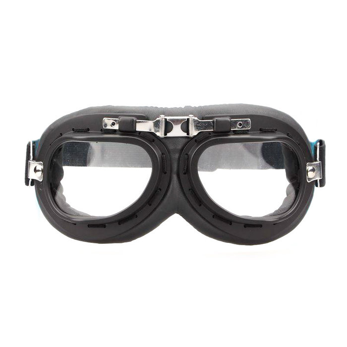 CRG Schwarz-Chrom Motorradbrille