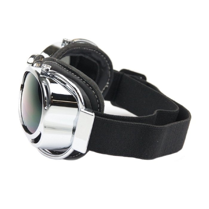 CRG radical motor goggles chrome