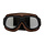 Retro Motorradbrille Braun Leder