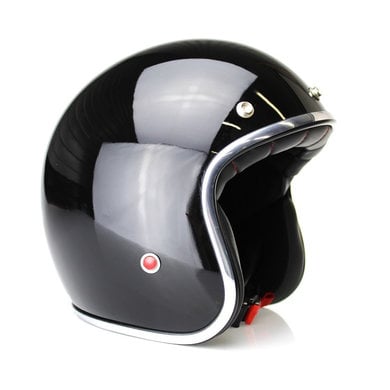 IXS HX 89 jet helmet shinny black