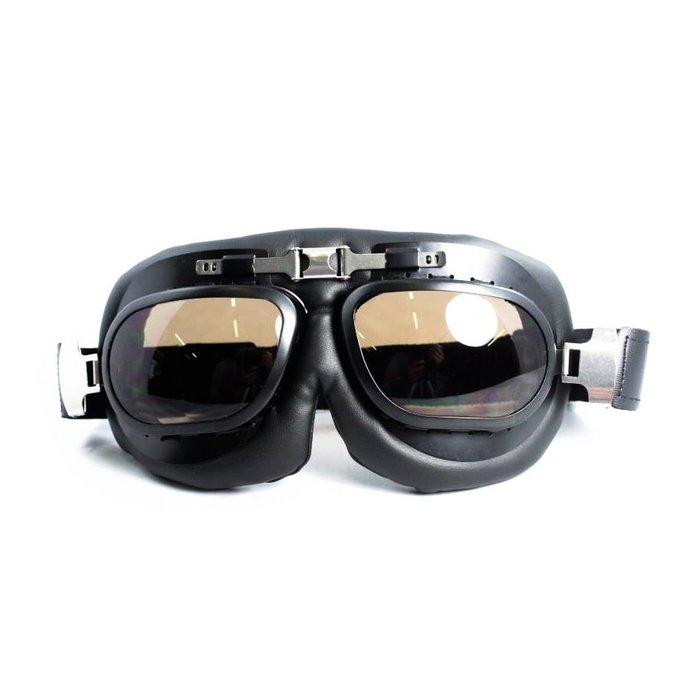 CRG RAF schwarze Motorradbrille