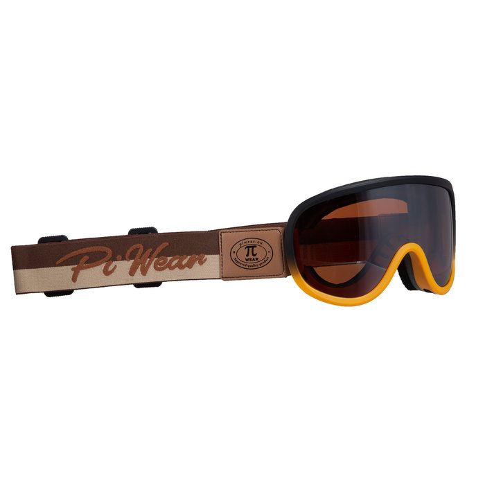 Pi Wear arizona motor goggle orange-brown