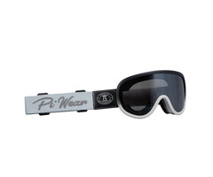 Pi Wear arizona motorbril zwart-grijs