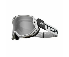 Torc black & white mojave classic retro motor goggle