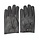 retro racing leather gloves dark brown