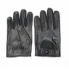 Swift Retro Racing Autofahrer handschuhe Schwarz Leder
