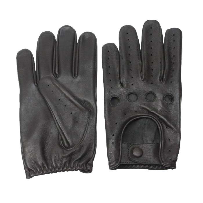 Swift driver leather gloves dark brown