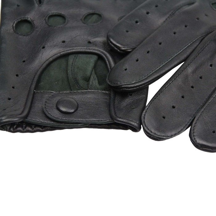 Swift driver leather gloves black
