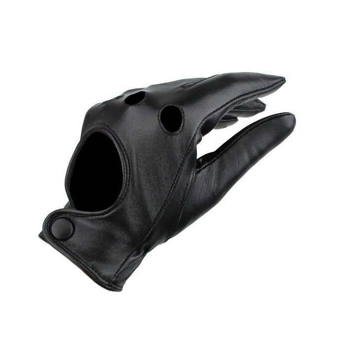 Swift premium racing leren handschoenen zwart