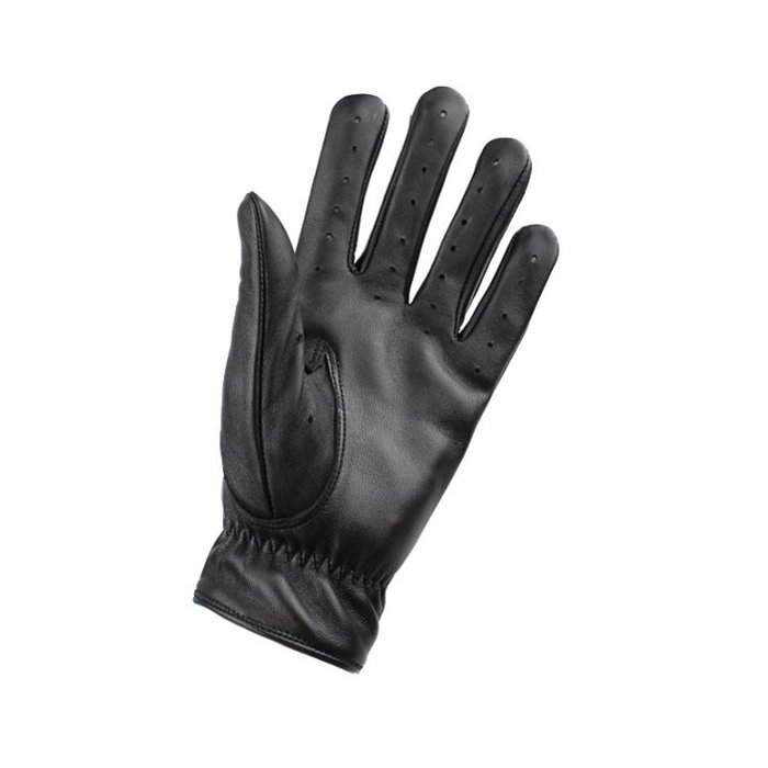Swift Premium Racing Autofahrer handschuhe Schwarz Leder