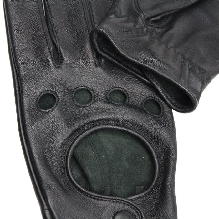 Swift Premium Racing Autofahrer handschuhe Schwarz Leder