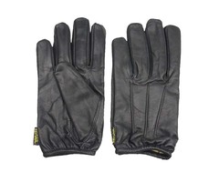 Swift Klassisches Kevlar gefüttert Autofahrer handschuhe Schwarz Leder