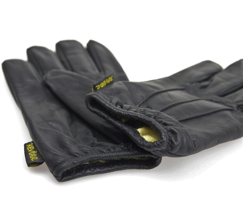 Swift Classic Kevlar Handschuhe Schwarz Leder